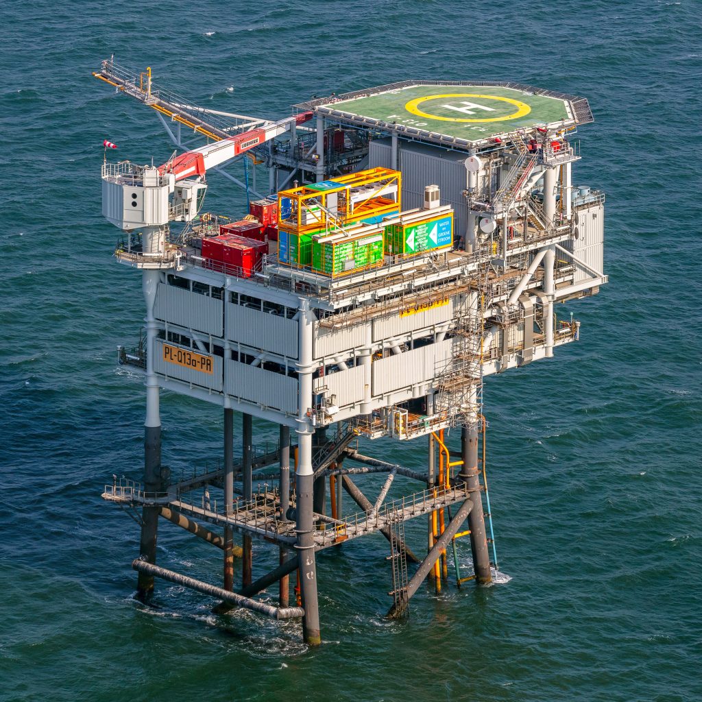 PosHYdon: eerste productie groene waterstof op operationeel Noordzeeplatform 
